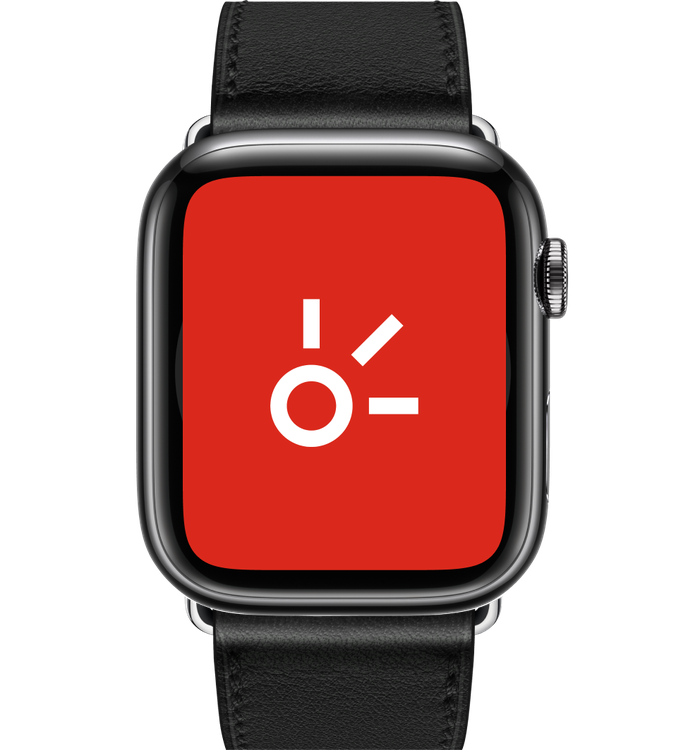 Smartwatch — resgate rápido