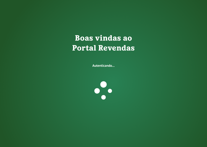 Boas-vindas — perfis cadastrados