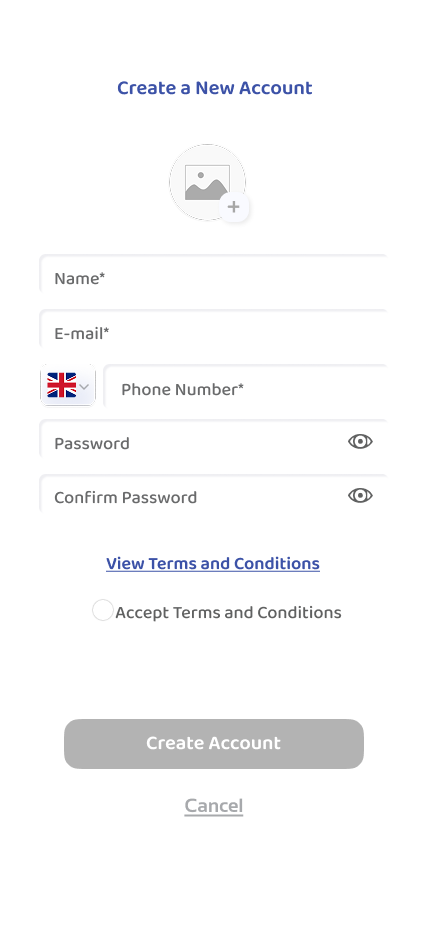 App — configurações